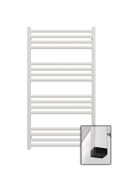 TERMA FIONA ONE 430х900 мм (белый 9016 ТЭН слева Е1) электрические полотенцесушители с встроенным терморегулятором TERMA FIONA ONE 430х900 мм (белый 9016 ТЭН слева Е1) электрические полотенцесушители с встроенным терморегулятором