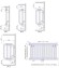 Стальной трубчатый радиатор KZTO RADIATOR РС 1-300 (Боковое / нижнее подключение)