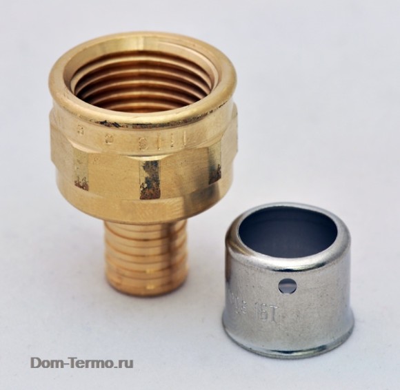 (VG) 2712 Переходник пресс ВР бронза 16х3/4" 