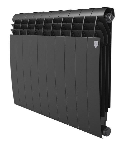 Биметаллический радиатор Радиатор Royal Thermo BiLiner 500 10 сек. боковое подключение (Noir Sable)