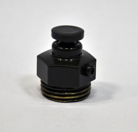 Кран Маевского НР 1/2" ручной (цвет черный RAL9005) RetroStyle
