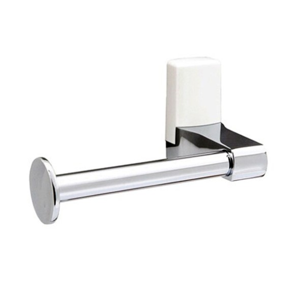 Wasserkraft Leine K-5096WHITE Держатель туалетной бумаги (белый - хром) Wasserkraft Leine K-5096WHITE Держатель туалетной бумаги (белый - хром)