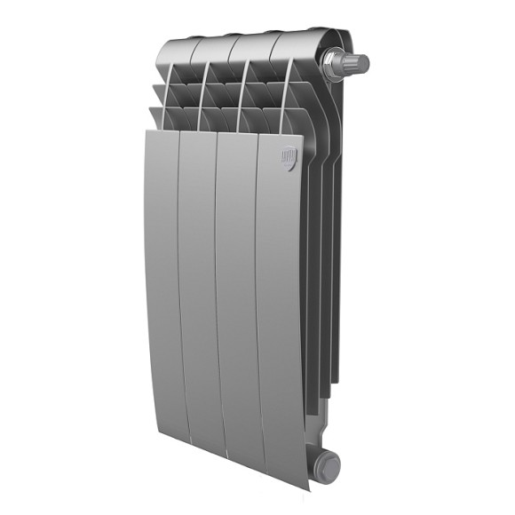 Биметаллический радиатор Радиатор Royal Thermo BiLiner 500 4 сек. VR80 нижнее 80 мм подключение (Silver Satin)