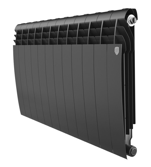 Биметаллический радиатор Радиатор Royal Thermo BiLiner 500 12 сек. боковое подключение (Noir Sable) Биметаллический радиатор Радиатор Royal Thermo BiLiner 500 12 сек. боковое подключение (Noir Sable)