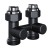 Узел нижнего подключения Royal Thermo Design 1/2"-3/4" Черный (прямой)