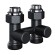 Узел нижнего подключения Royal Thermo Design 1/2"-3/4" Черный (прямой) Узел нижнего подключения Royal Thermo Design 1/2"-3/4" Черный (прямой)