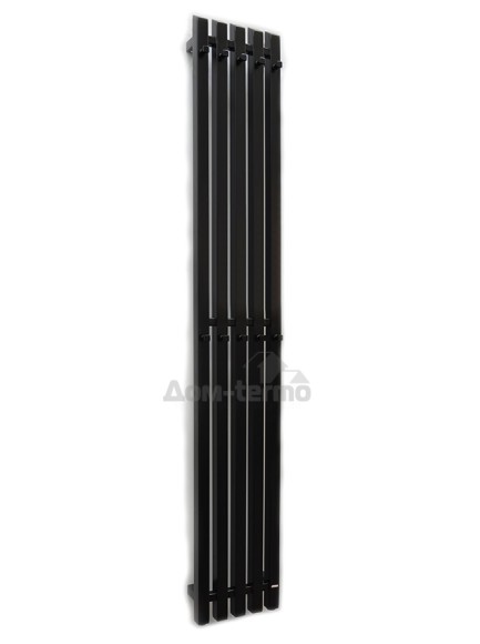 Grota Corsa 230х1800мм (5 сек) с крючками (черный 9005 мат.) водяные дизайн радиаторы из нержавеющей стали
