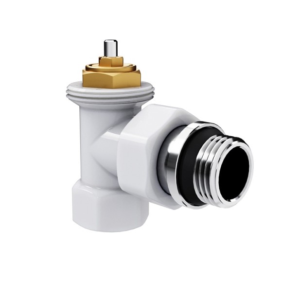 Набор термостатический угловой Royal Thermo Design 1/2" М30х1,5 Белый (выбор термостата) Набор термостатический угловой Royal Thermo Design 1/2" М30х1,5 Белый (выбор термостата)