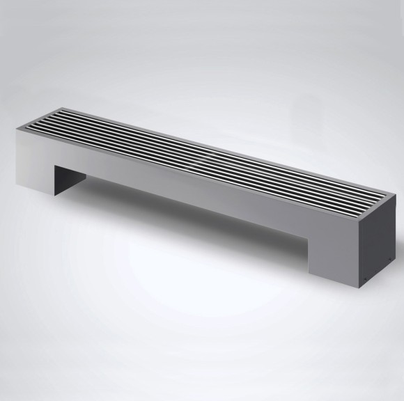 Напольный конвектор Royal Thermo STEP-80/180-1-N-WT-LG-NA серебристый (выбор длины)