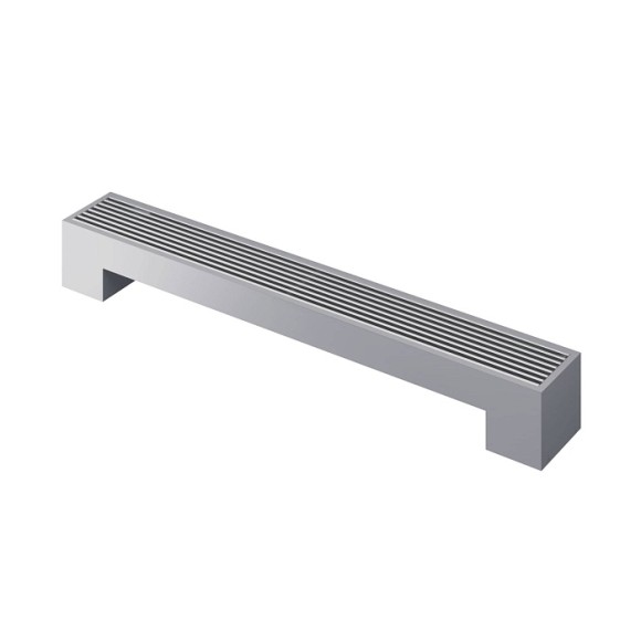 Напольный конвектор Royal Thermo STEP-80/180-1-N-WT-LG-NA серебристый (выбор длины)