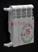 Биметаллический радиатор Радиатор Royal Thermo Revolution Bimetall 350 4 сек. боковое подключение (Белый)