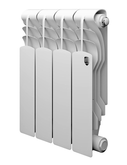Биметаллический радиатор Радиатор Royal Thermo Revolution Bimetall 350 4 сек. боковое подключение (Белый)