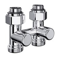 Узел нижнего подключения Royal Thermo Design 1/2"-3/4" Хром (прямой)