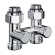 Узел нижнего подключения Royal Thermo Design 1/2"-3/4" Хром (прямой) Узел нижнего подключения Royal Thermo Design 1/2"-3/4" Хром (прямой)