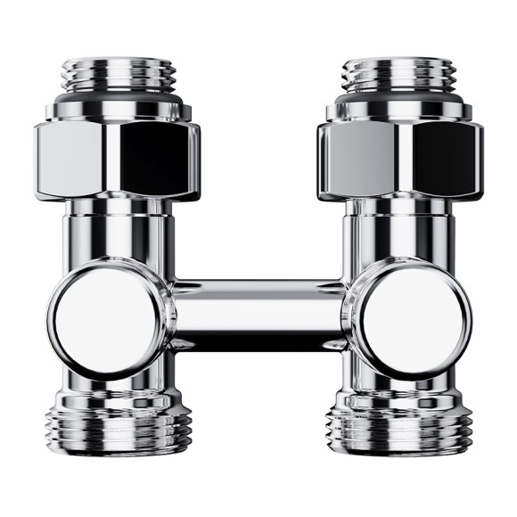 Узел нижнего подключения Royal Thermo Design 1/2"-3/4" Хром (прямой) Узел нижнего подключения Royal Thermo Design 1/2"-3/4" Хром (прямой)
