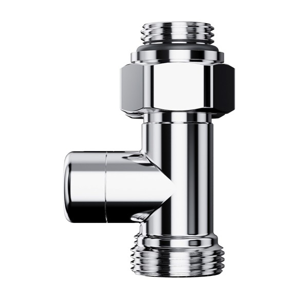 Узел нижнего подключения Royal Thermo Design 1/2"-3/4" Хром (прямой) Узел нижнего подключения Royal Thermo Design 1/2"-3/4" Хром (прямой)
