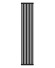 Стальной трубчатый радиатор Royal Thermo Shift Q30 C2180 8 сек (Боковое подключение) черный RAL 9005 Стальной трубчатый радиатор Royal Thermo Shift Q30 C2180 8 сек (Боковое подключение) черный RAL 9005