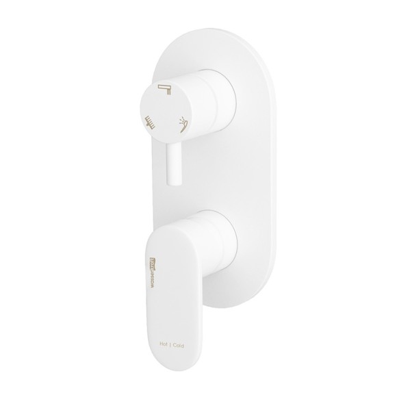 Wasserkraft Mindel 8571 Смеситель для ванны и душа (белый) Wasserkraft Mindel 8571 Смеситель для ванны и душа (белый)