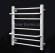 Белый Полотенцесушитель Грота (Grota) Vista  530-600 мм, водяные и электрические полотенцесушители с комплектом уголков квадрат Грота для подключения водяного полотенцесушителя