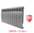 Биметаллический радиатор Радиатор Royal Thermo BiLiner 500 12 сек. боковое подключение (Silver Satin)