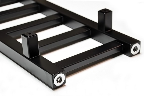 Приоритет PRIOFORM QUADRO-Q1 230x1200 (черный) водяной полотенцесушитель из нержавеющей стали