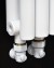 Набор для нижнего подключения радиатора Royal Thermo угловой (раздельный) Белый 3/4"-3/4" Евроконус*