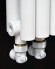 Набор для нижнего подключения радиатора Royal Thermo угловой (раздельный) Белый 3/4"-3/4" Евроконус*