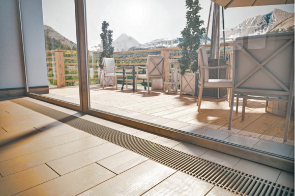 Внутрипольный конвектор Savva KV MICRO 24В 140х75 (выбор размера и цвета деревянной решетки)