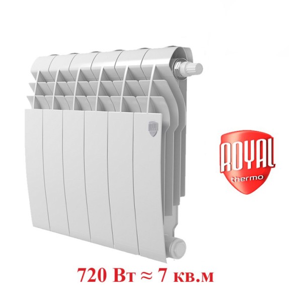 Биметаллический радиатор Радиатор Royal Thermo BiLiner 350 6 сек. VR80 нижнее 80 мм подключение (Bianco Traffico) Биметаллический радиатор Радиатор Royal Thermo BiLiner 350 6 сек. VR80 нижнее 80 мм подключение (Bianco Traffico)