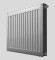 Радиатор стальной панельный Royal Thermo Ventil Compact VC22- Серый Silver Satin 900 мм (нижнее подключение)