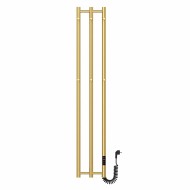 Электрический полотенцесушитель с крючками PRIMOCLIMA TUBUS 3 BRG 242x1405 (золото) Электрический полотенцесушитель с крючками PRIMOCLIMA TUBUS 3 BRG 242x1405 (золото)