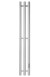 Белый электрический полотенцесушитель Primoclima Sol R E White 152х1500 мм 3 сек с крючками