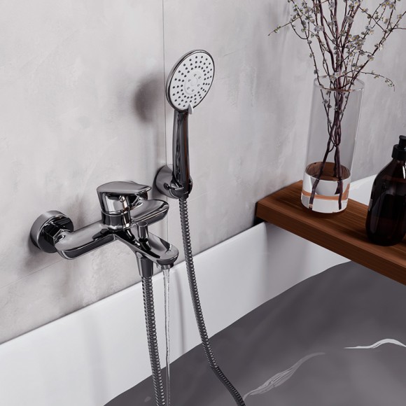 Wasserkraft Vils 5601 Смеситель для ванны с коротким изливом (хром)